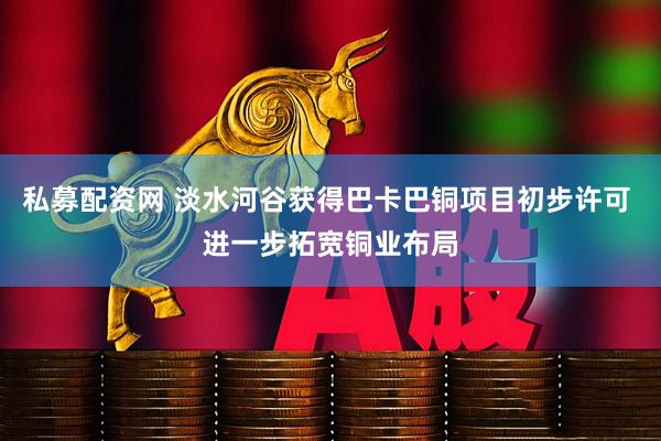 私募配资网 淡水河谷获得巴卡巴铜项目初步许可 进一步拓宽铜业布局