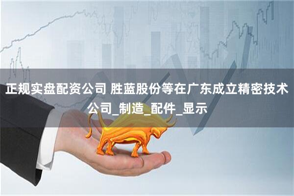 正规实盘配资公司 胜蓝股份等在广东成立精密技术公司_制造_配件_显示