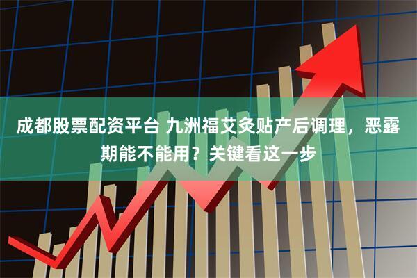 成都股票配资平台 九洲福艾灸贴产后调理，恶露期能不能用？关键看这一步